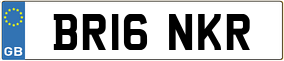 Truck License Plate